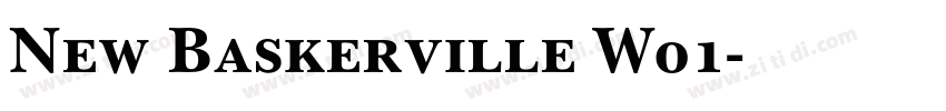 New Baskerville W01字体转换